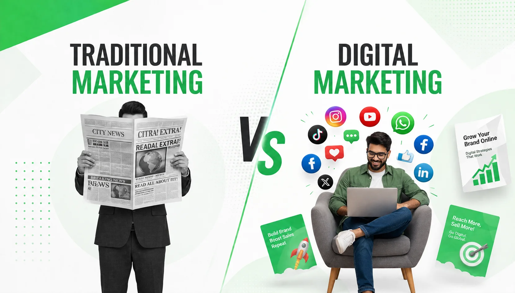 Traditional vs Digital Marketing